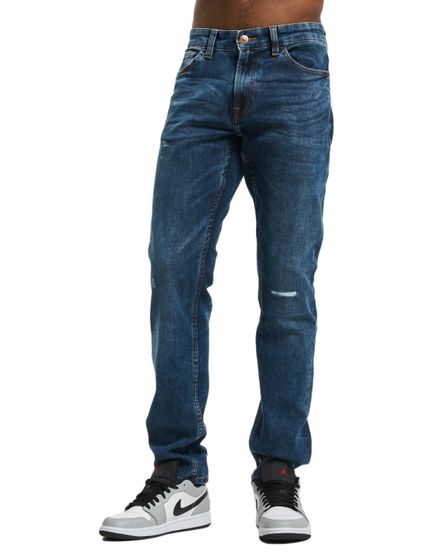 ONLY & SONS Loom slim fit jeans in dark blue