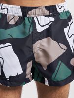 ONLY & SONS Todd Shortest Abstract Costume da bagno corto in blu navy scuro