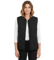 ONLY & SONS Art Quilt Liner Damen Weste Outdoor mit seitlichen Eingriffstaschen Torf