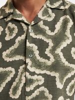 Camicie ONLY & SONS Noy Resort Abstract color oliva antico