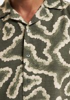 Camicie ONLY & SONS Noy Resort Abstract color oliva antico