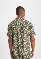 Camicie ONLY & SONS Noy Resort Abstract color oliva antico