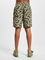 ONLY & SONS Noy Abstract Shorts in staubigem Olivgrün