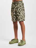 ONLY & SONS Noy Abstract Shorts in staubigem Olivgrün