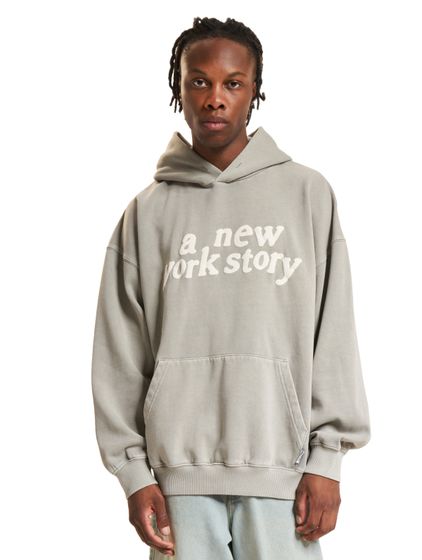 ONLY & SONS Raiden Relaxed Washed Hoodie Kalkstein