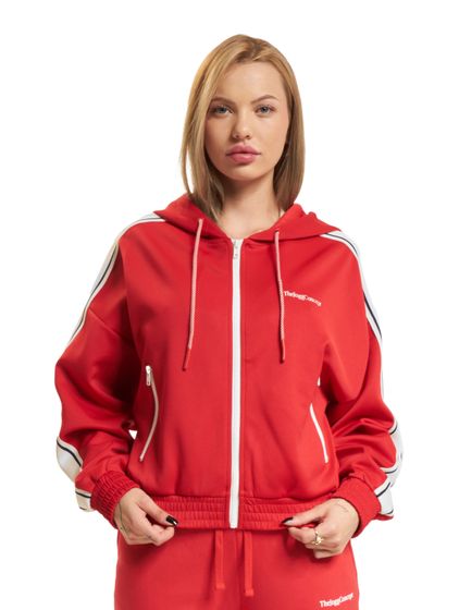TheJoggConcept Sima Cardigan Hoodies racing red