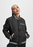 Chaqueta universitaria acolchada negra Sixth June Crew