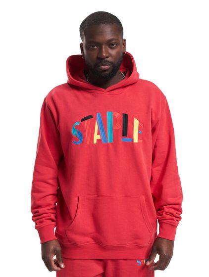 STAPLE Hillcrest Logo Hoody Koralle