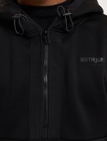 Sixth June Nylon Tech Zip Hoodies schwarz