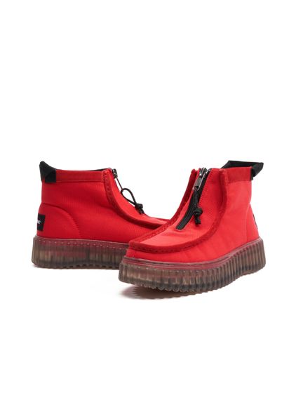 Clarks Originals Torhill Zip Boots red
