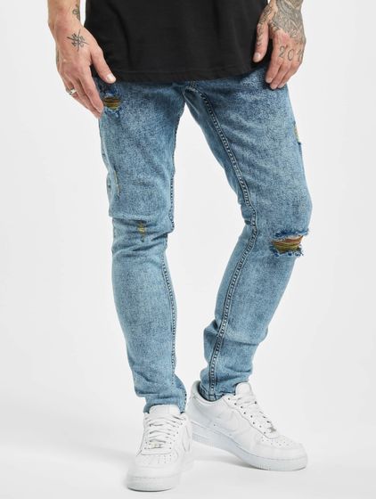 2Y Premium Daniel Skinny Fit Jeans blue