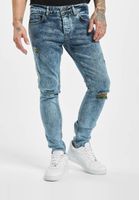 2Y Premium Daniel Skinny Fit Jeans blau