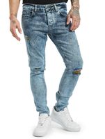 2Y Premium Daniel Skinny Fit Jeans blau