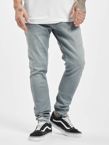 2Y Premium Olaf Skinny Fit Jeans Denim Blue