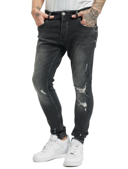 2Y Premium Steve Skinny Fit Jeans grey