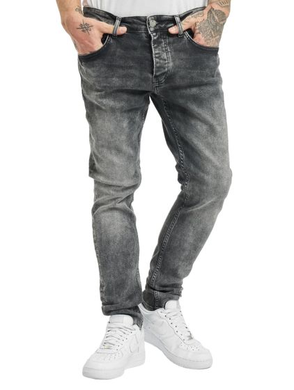 2Y Premium Riccardo Skinny Fit Jeans grau