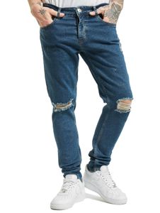 2Y Premium Straight Fit Jeans blau