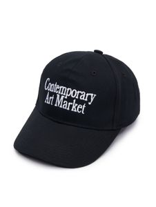Casquettes Flexfitted Market Contemporary Art 6 panneaux noires Casquettes Flexfitted Market Contemporary Art 6 panneaux noires
