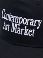 Casquettes Flexfitted Market Contemporary Art 6 panneaux noires Casquettes Flexfitted Market Contemporary Art 6 panneaux noires