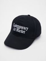 Casquettes Flexfitted Market Contemporary Art 6 panneaux noires Casquettes Flexfitted Market Contemporary Art 6 panneaux noires