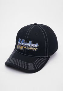 Cappellino Flexfitted a 6 pannelli Market Reflection nero lavato