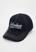 Cappellino Flexfitted a 6 pannelli Market Reflection nero lavato