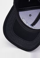 Cappellino Flexfitted a 6 pannelli Market Reflection nero lavato