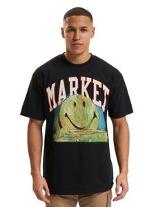 T-shirts Market Smiley Out Of Body noir délavé T-shirts Market Smiley Out Of Body noir délavé