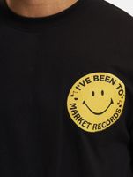Market Smiley Afterhours T-Shirts schwarz