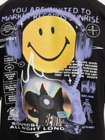 Market Smiley Afterhours T-Shirts schwarz