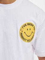 Market Smiley Afterhours T-Shirts weiß
