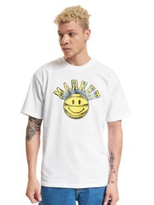 T-shirts Market Market Smiley Hoops blancs T-shirts Market Market Smiley Hoops blancs