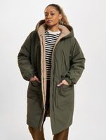 DIDRIKSONS Anna Parka beige/dunkelgrün