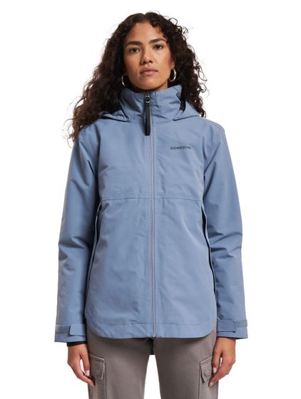 DIDRIKSONS Jennie winter jackets glacial blue