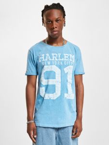 vsct Harlem 91 Washed T-Shirt Azurblau