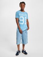 vsct Harlem 91 Washed T-Shirt Azurblau