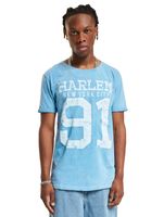 vsct Harlem 91 Washed T-Shirt Azurblau