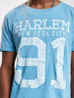 vsct Harlem 91 Washed T-Shirt Azurblau