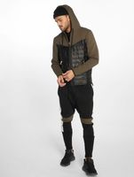 vsct 2 Colour Amour Zip Hoodie khaki