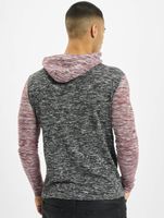 VSCT 2 Btn Hooded Moulinee 2 Colour Hoodie rot