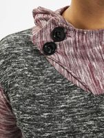 VSCT 2 Btn Hooded Moulinee 2 Colour Hoodie rot