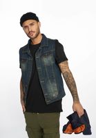 vsct Bomberärmel Jeansjacke blau