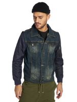 vsct Bomberärmel Jeansjacke blau