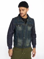vsct Bomberärmel Jeansjacke blau