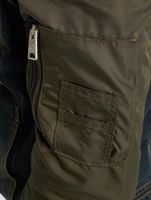 vsct Bomberärmel Jeansjacke blau