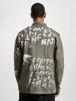 vsct Giacca militare di transizione dipinta a mano grigia