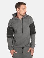 vsct Oiled Zip Hoodie grau