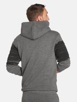 vsct Oiled Zip Hoodie grau