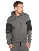 vsct Oiled Zip Hoodie grau
