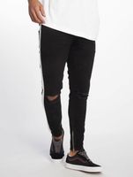 vsct Knox Stripe Slim Fit Jeans Schwarz Kneecut vsct Knox Stripe Slim Fit Jeans Schwarz Kneecut